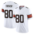 Choea C.Browns #80 Jamari Thrash Player White Vapor F.U.S.E. Limited Home Game Stitched Jerseys
