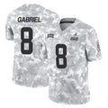 Choea C.Browns #8 Dillon Gabriel Player Arctic Camo Salute to Service Limited Home Game Stitched Jerseys