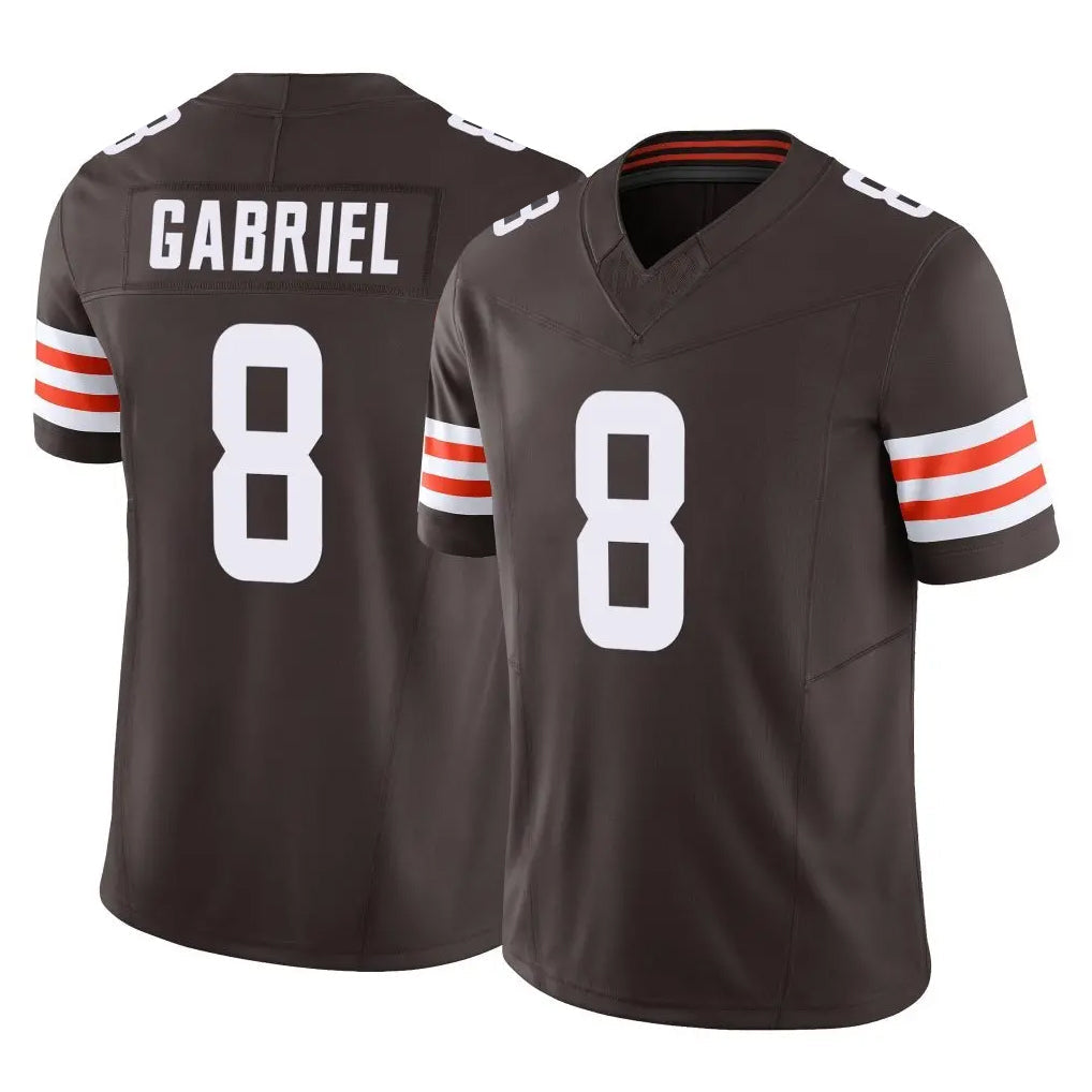 Choea C.Browns #8 Dillon Gabriel Player Brown Vapor F.U.S.E. Limited Home Game Stitched Jerseys