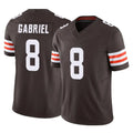 Choea C.Browns #8 Dillon Gabriel Player Brown Vapor F.U.S.E. Limited Home Game Stitched Jerseys