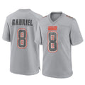 Choea C.Browns #8 Dillon Gabriel Player Gray Atmosphere Fashion Game Stitched Jerseys