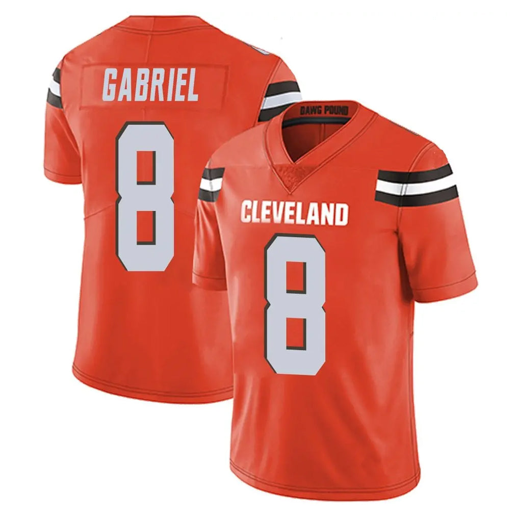 Choea C.Browns #8 Dillon Gabriel Player Orange Alternate Vapor Untouchable Limited Home Game Stitched Jerseys