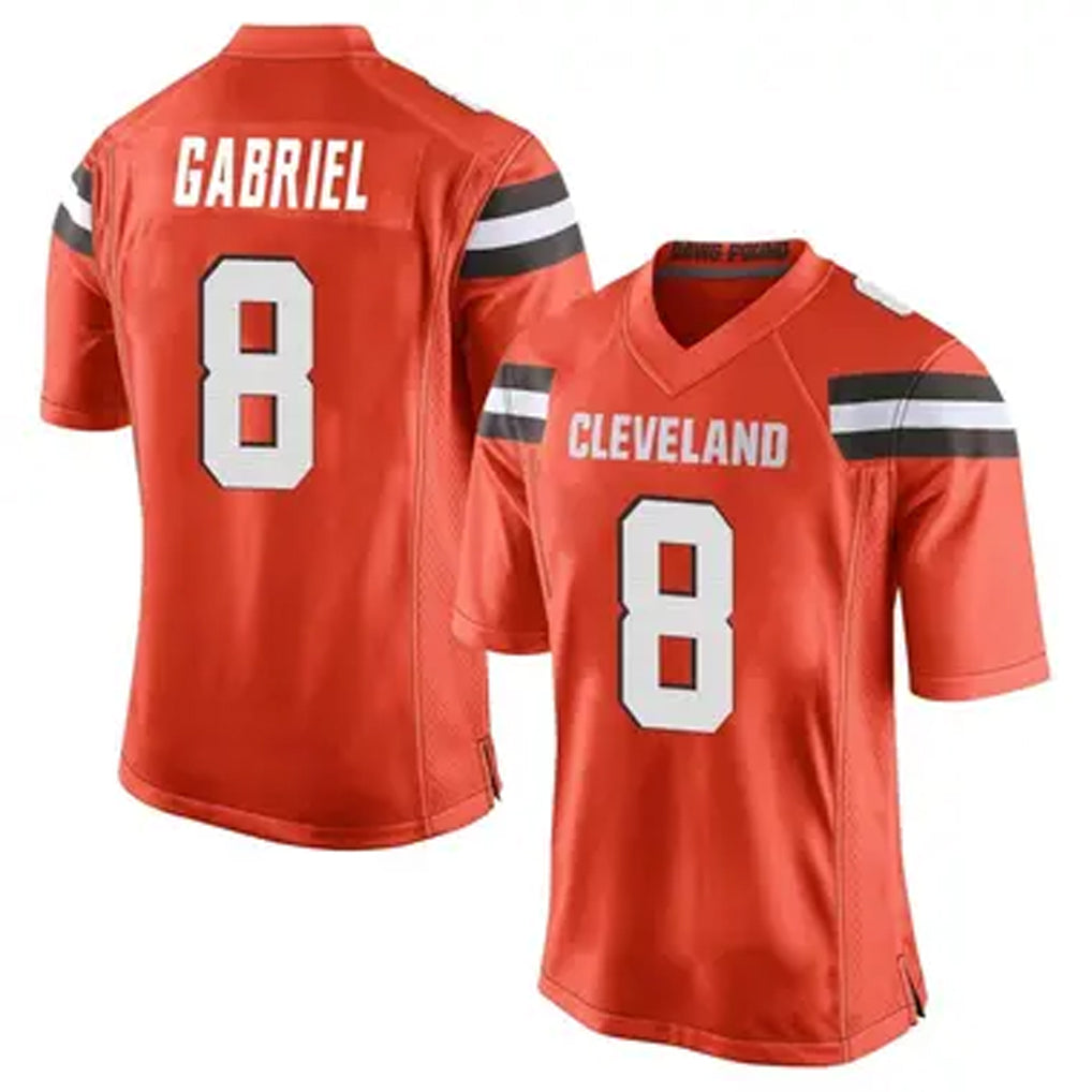 Choea C.Browns #8 Dillon Gabriel Player Orange Game Stitched Jerseys