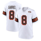 Choea C.Browns #8 Dillon Gabriel Player White Alternate Home Game Stitched Jerseys