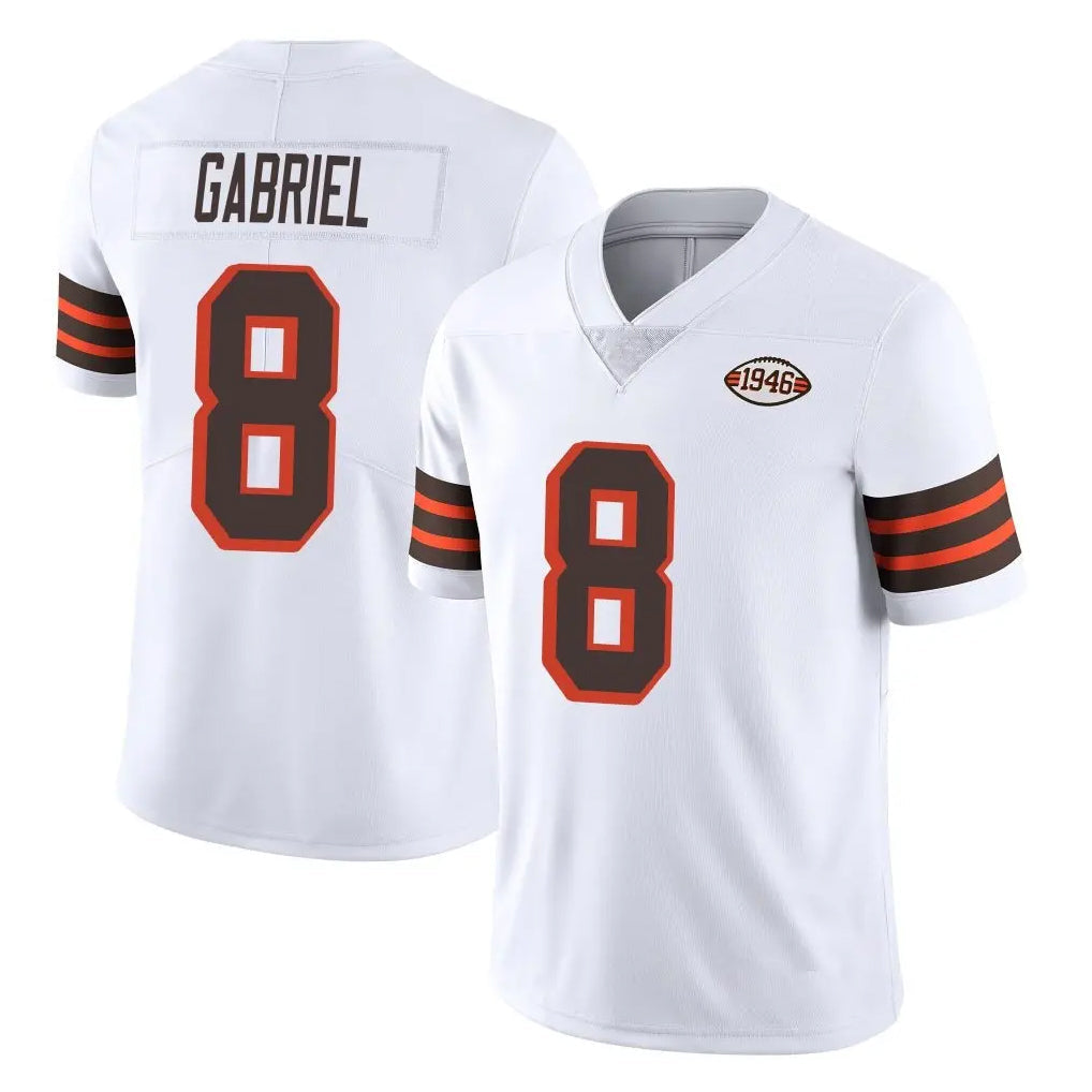 Choea C.Browns #8 Dillon Gabriel Player White Limited  Vapor 1946 Collection Alternate Game Stitched Jerseys