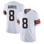 Choea C.Browns #8 Dillon Gabriel Player White Vapor F.U.S.E. Limited Home Game Stitched Jerseys