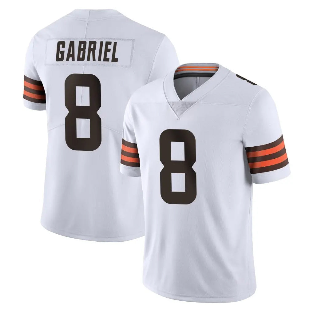 Choea C.Browns #8 Dillon Gabriel Player White Vapor Untouchable Limited Home Game Stitched Jerseys