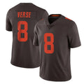 Choea C.Browns #8 Jared Verse Player Browns Color Rush Limited Home Game Stitched Jerseys