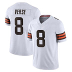 Choea C.Browns #8 Jared Verse Player White Vapor F.U.S.E. Limited Home Game Stitched Jerseys