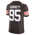 Choea C.Browns #95 Myles Garrett Brown Team Vapor F.U.S.E. Stitched Limited Jerseys