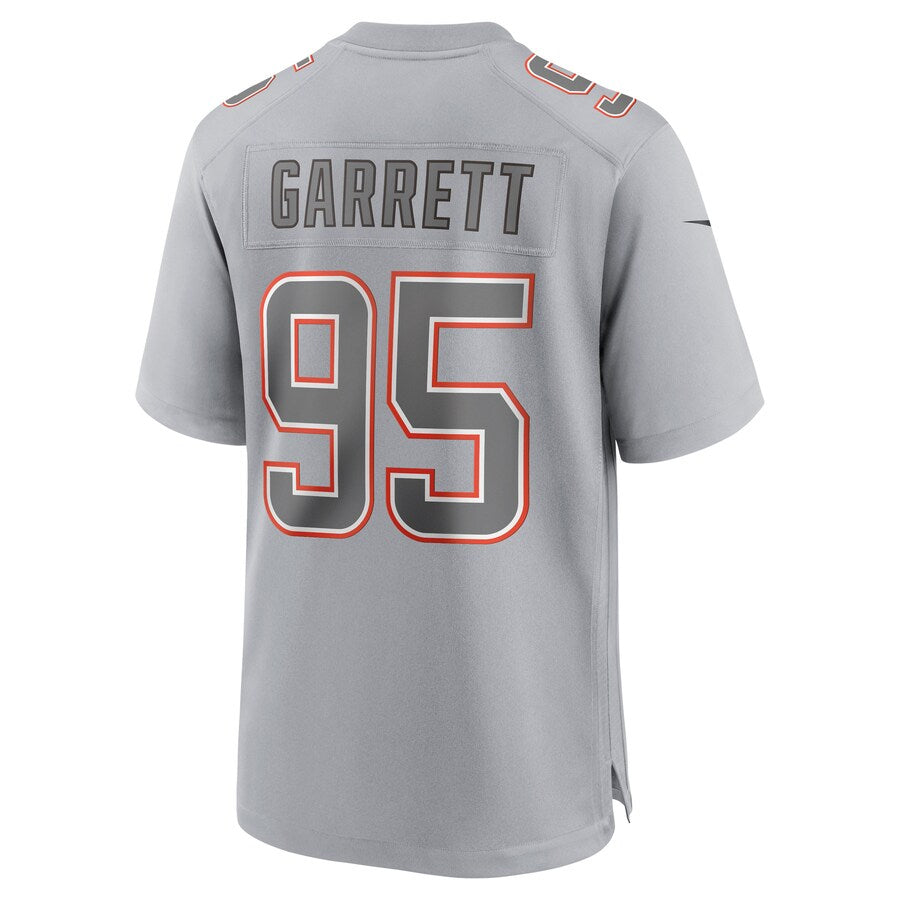 Choea C.Browns #95 Myles Garrett Player Gray Fashion Game Stitched Jerseys