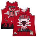 Choea C.Bulls Mitchell & Ness x Tats Cru Red Hardwood Classics Fashion Jerseys