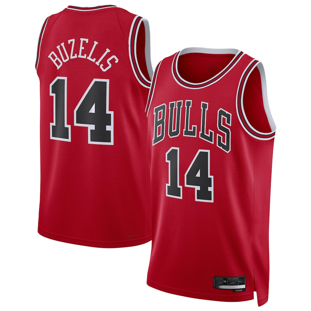 Choea C.Bulls #14 Matas Buzelis Red Swingman Player Jerseys - Icon Edition