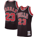 Choea C.Bulls #23 Michael Jordan Mitchell & Ness Black 1995-96 Hardwood Classics Authentic Jerseys