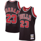Choea C.Bulls #23 Michael Jordan Mitchell & Ness Black 1996-97 Hardwood Classics Authentic Jerseys