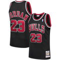 Choea C.Bulls #23 Michael Jordan Mitchell & Ness Black 1997-98 Hardwood Classics Authentic Jerseys