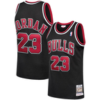 Choea C.Bulls #23 Michael Jordan Mitchell & Ness Black 1997-98 Hardwood Classics Authentic Jerseys