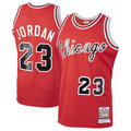 Choea C.Bulls #23 Michael Jordan Mitchell & Ness Red 198485 Hardwood Classics Rookie Authentic Jerseys