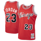Choea C.Bulls #23 Michael Jordan Mitchell & Ness Red 198485 Hardwood Classics Rookie Authentic Jerseys