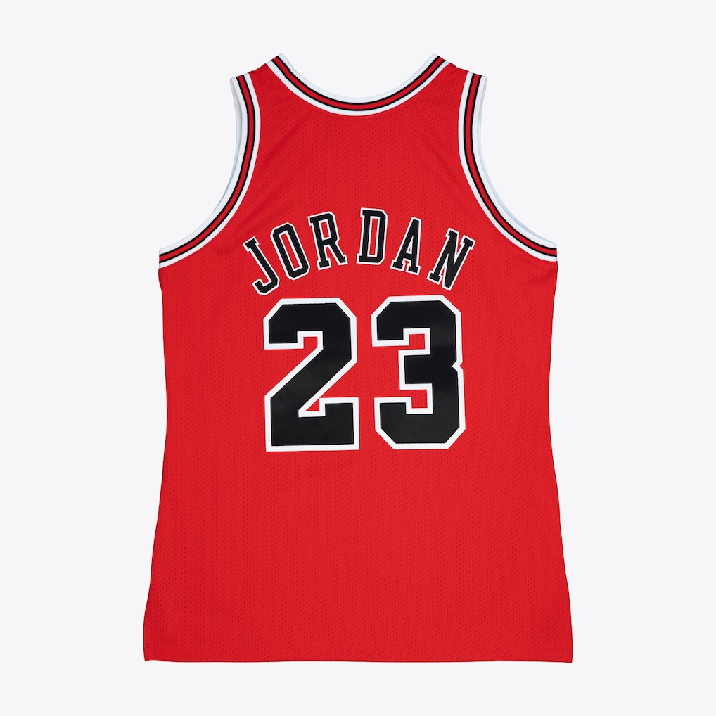 Choea C.Bulls #23 Michael Jordan Mitchell & Ness Red 1997-98 Authentic Jerseys
