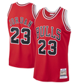 Choea C.Bulls #23 Michael Jordan Mitchell & Ness Scarlet 1997-98 Hardwood Classics Authentic Jerseys