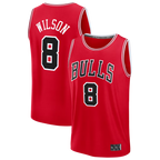 Choea C.Bulls #8 Caleb Wilson Red 2026 Draft First Round Pick Fast Break Jerseys - Icon Edition