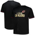 Choea C.Cavaliers Black Big & Tall Pop Full-Button Jerseys