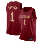 Choea C.Cavaliers #1 James Harden Wine Swingman Jerseys - Icon Edition