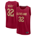 Choea C.Cavaliers #32 Dean Wade Wine Fast Break Player Jerseys - Icon Edition