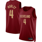 Choea C.Cavaliers #4 Evan Mobley Wine Swingman Jerseys - Icon Edition