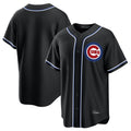 Choea C.Cubs Black Home Game Blank Player Stitched Jerseys