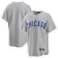 Choea C.Cubs Gray Home Game Blank Player Stitched Jerseys