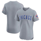 Choea C.Cubs Gray Road Limited Elite Home Game Blank Player Stitched Jerseys