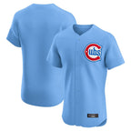 Choea C.Cubs Light Blue Limited Elite Home Game Blank Player Stitched Jerseys