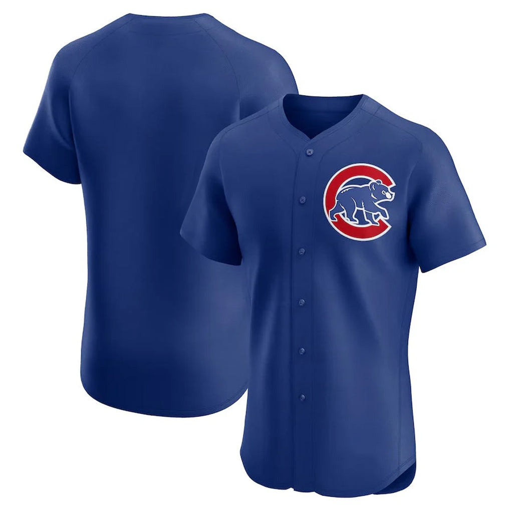 Choea C.Cubs Royal Limited Elite Home Game Blank Player Stitched Jerseys