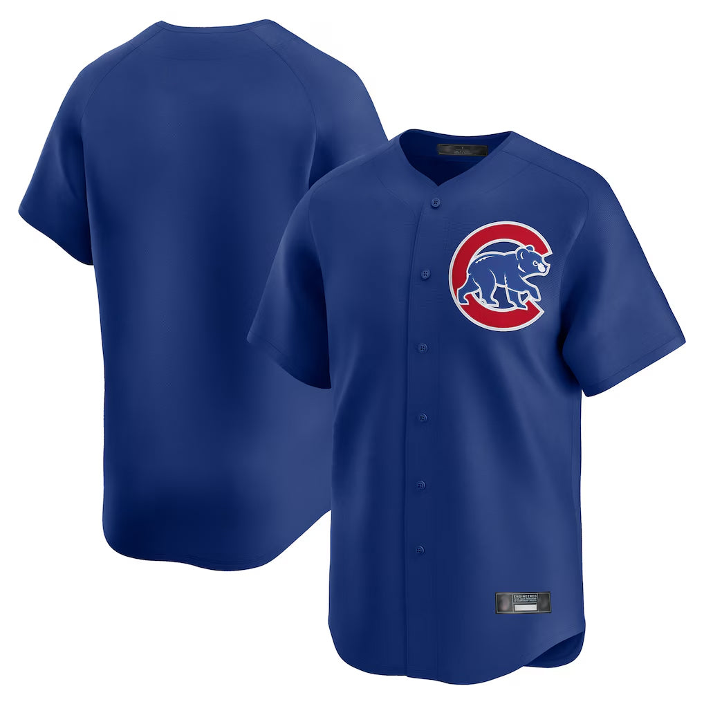 Choea C.Cubs Royal Limited Home Game Blank Player Stitched Jerseys
