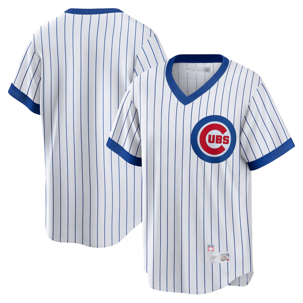 Choea C.Cubs White T-shirt Cooperstown Collection Limited Blank Player Stitched Jerseys