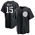 Choea C.Cubs #15 Carson Kelly Player Black Game Stitched Jerseys