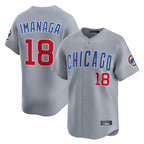 Choea C.Cubs #18 Shota Imanaga Player Gray Road Limited Home Stitched Jerseys