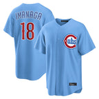 Choea C.Cubs #18 Shota Imanaga Player Light Blue Home Game Stitched Jerseys