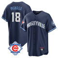 Choea C.Cubs #18 Shota Imanaga Player Navy 150th Anniversary City Connect Home Game Stitched Jerseys