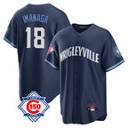 Choea C.Cubs #18 Shota Imanaga Player Navy 150th Anniversary City Connect Home Game Stitched Jerseys