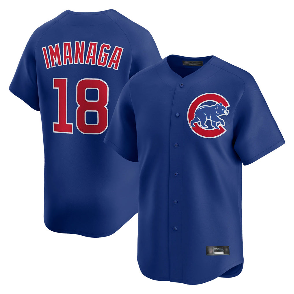 Choea C.Cubs #18 Shota Imanaga Player Royal Limited Home Stitched Jerseys