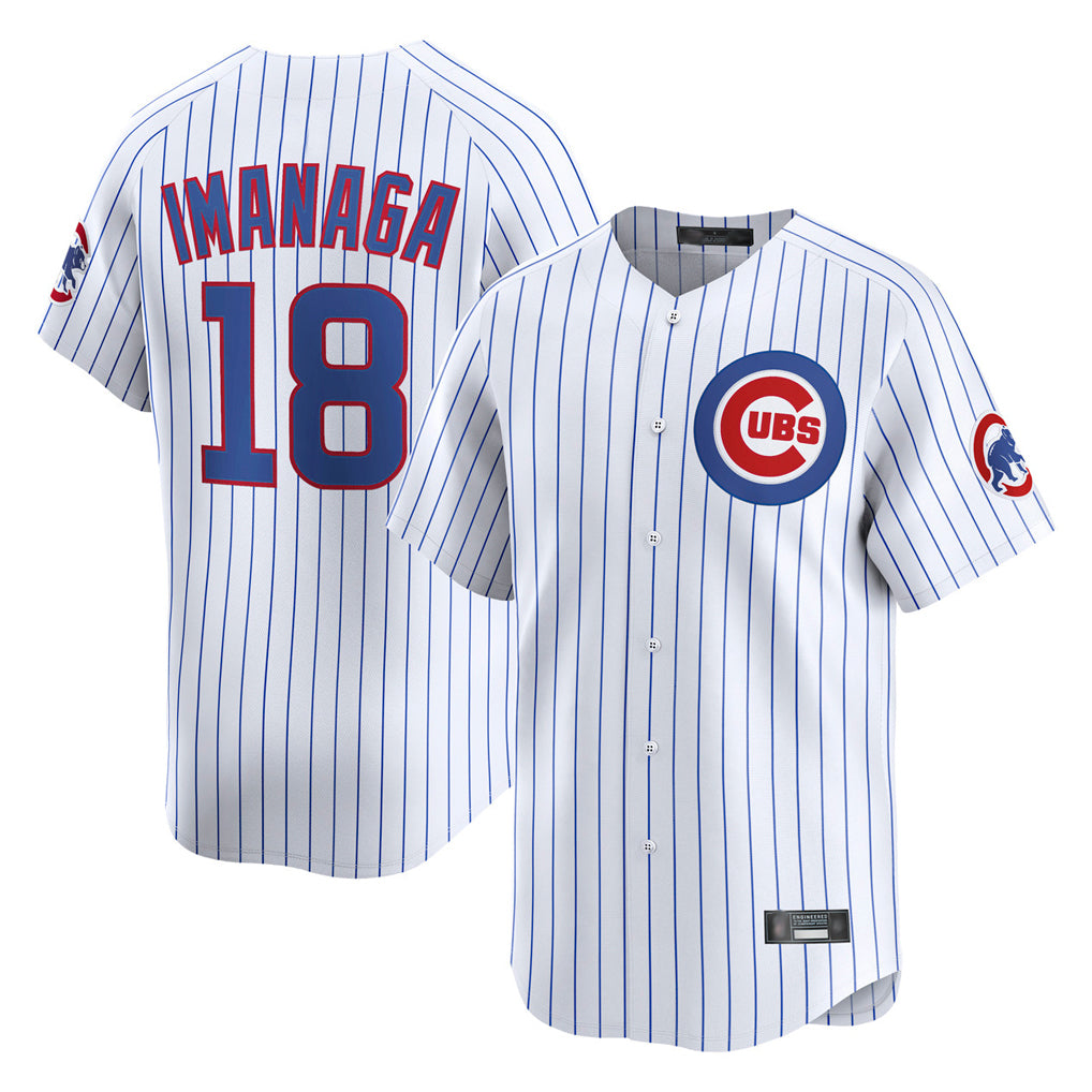 Choea C.Cubs #18 Shota Imanaga Player White Limited Home Game Stitched Jerseys