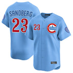 Choea C.Cubs #23 Ryne Sandberg Player Light Blue Limited Home Stitched Jerseys