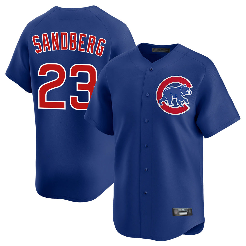 Choea C.Cubs #23 Ryne Sandberg Player Royal Limited Home Stitched Jerseys