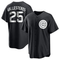 Choea C.Cubs #25 Mois¡§|s Ballesteros Player Black Game Stitched Jerseys