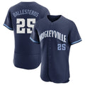 Choea C.Cubs #25 Mois¡§|s Ballesteros Player Navy City Connect Limited Elite Home Stitched Jerseys