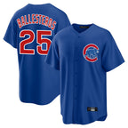 Choea C.Cubs #25 Mois¡§|s Ballesteros Player Royal Home Game Stitched Jerseys