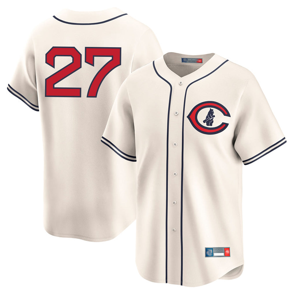 Choea C.Cubs #27 Seiya Suzuki Player Cream Field of Dreams Limited Home Game Stitched Jerseys